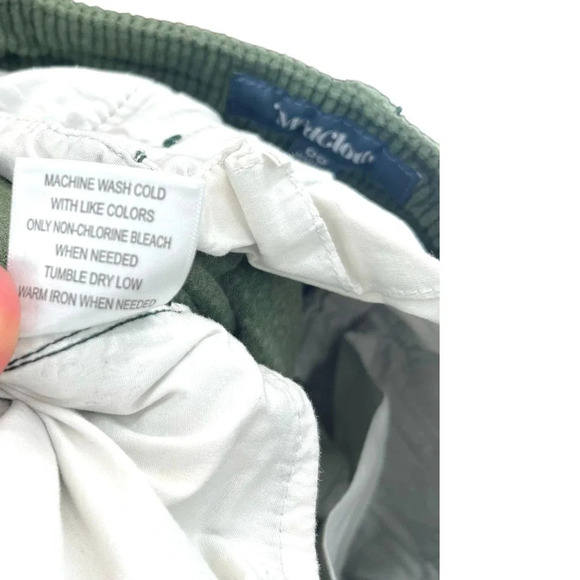 ModCloth The Boulder Wide Leg Corduroy Pants In Olive Green Size 00‎ - Picture 10 of 10